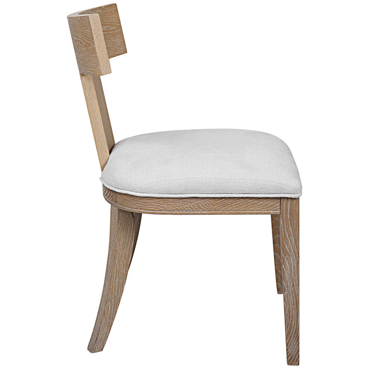 American Home Furniture Uttermost Idris Armless Chair Natural Set of 2