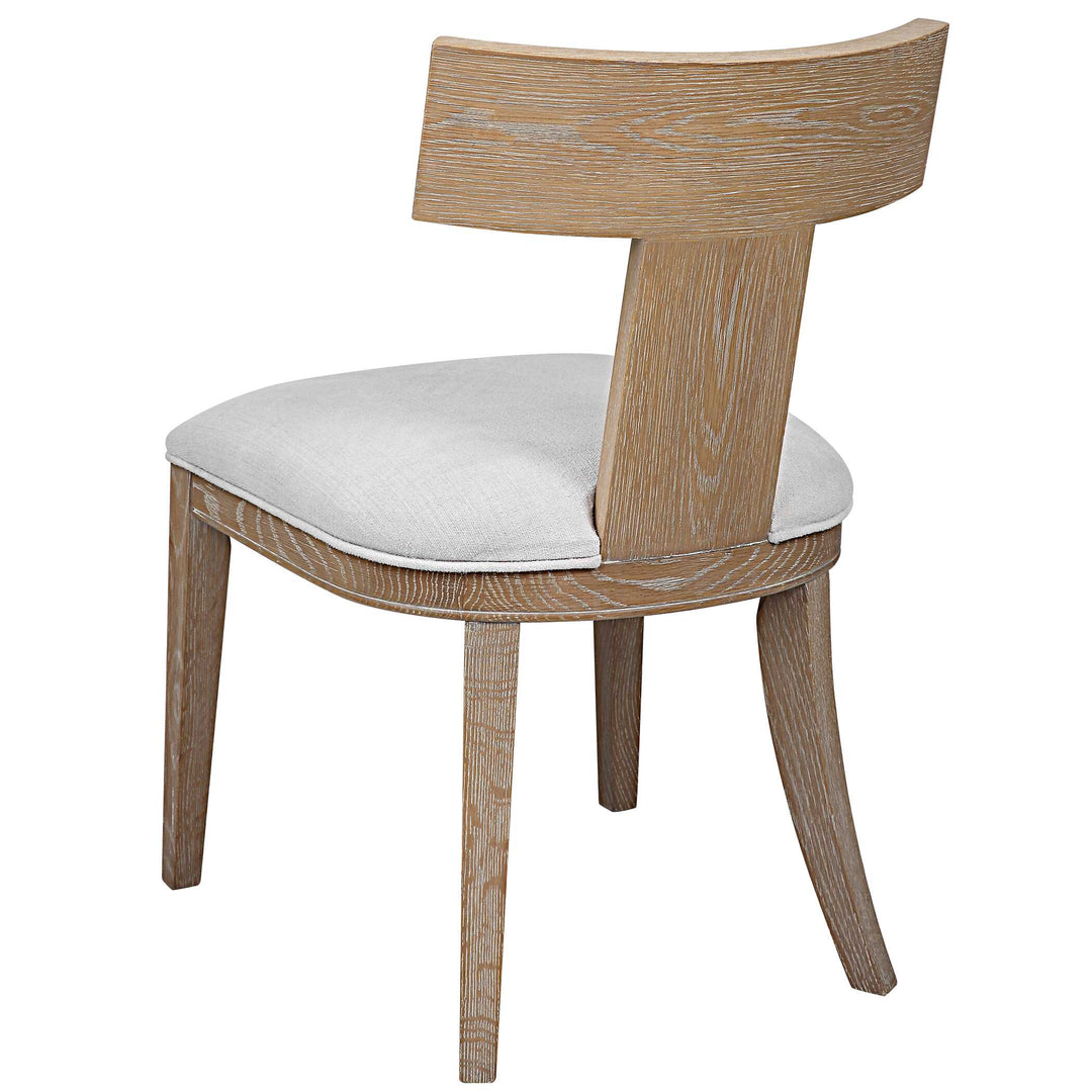 American Home Furniture Uttermost Idris Armless Chair Natural Set of 2