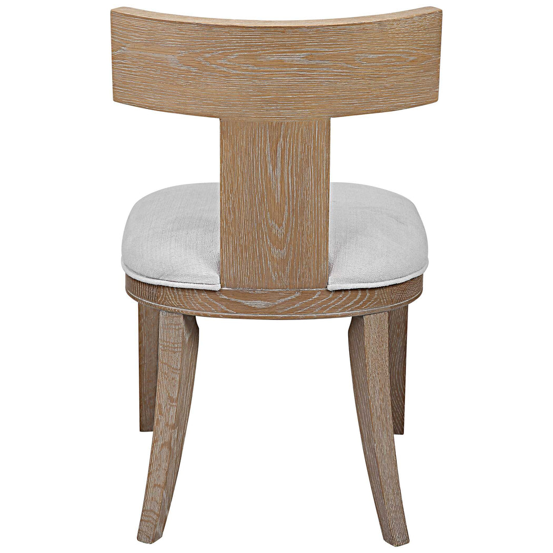 American Home Furniture Uttermost Idris Armless Chair Natural Set of 2