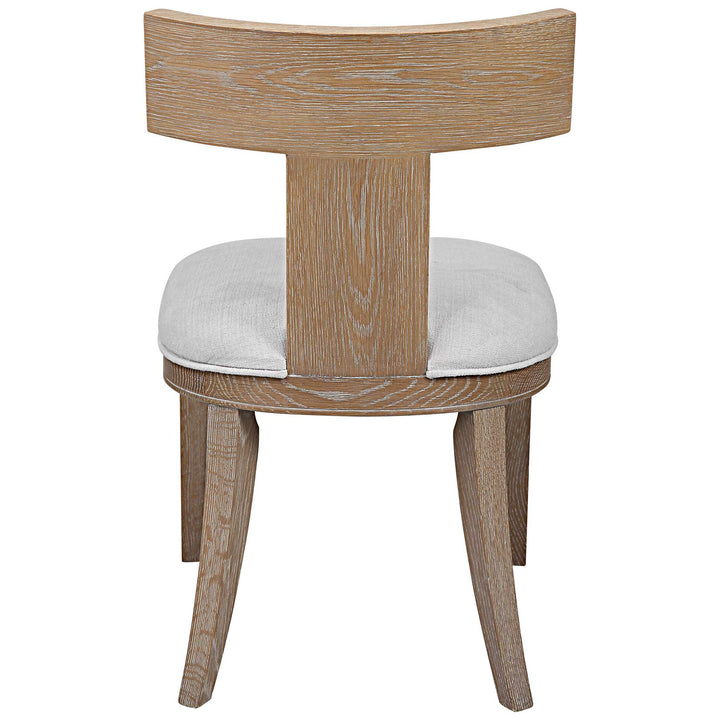 American Home Furniture Uttermost Idris Armless Chair Natural Set of 2
