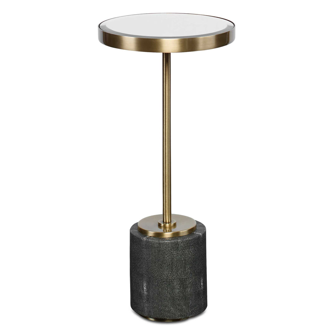 American Home Furniture Uttermost Laurier Mirrored Accent Table