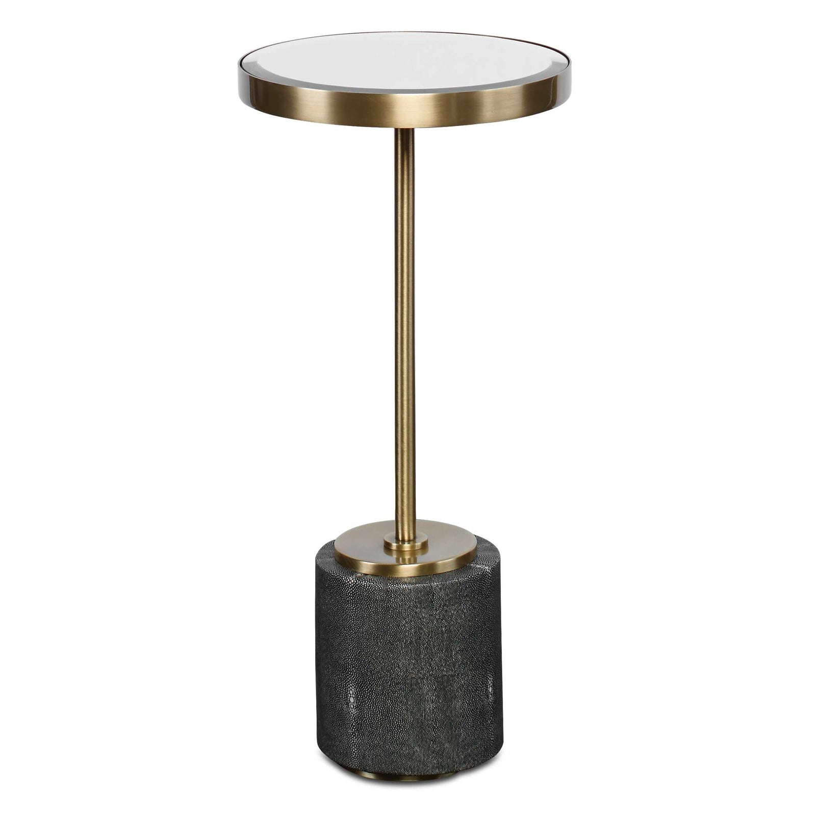 American Home Furniture Uttermost Laurier Mirrored Accent Table