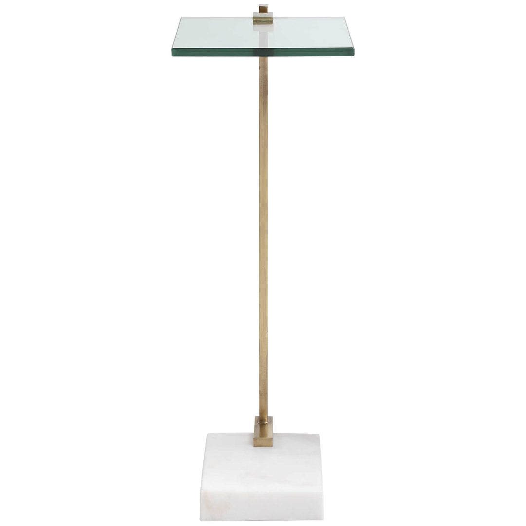 American Home Furniture Uttermost Butler Brass Accent Table