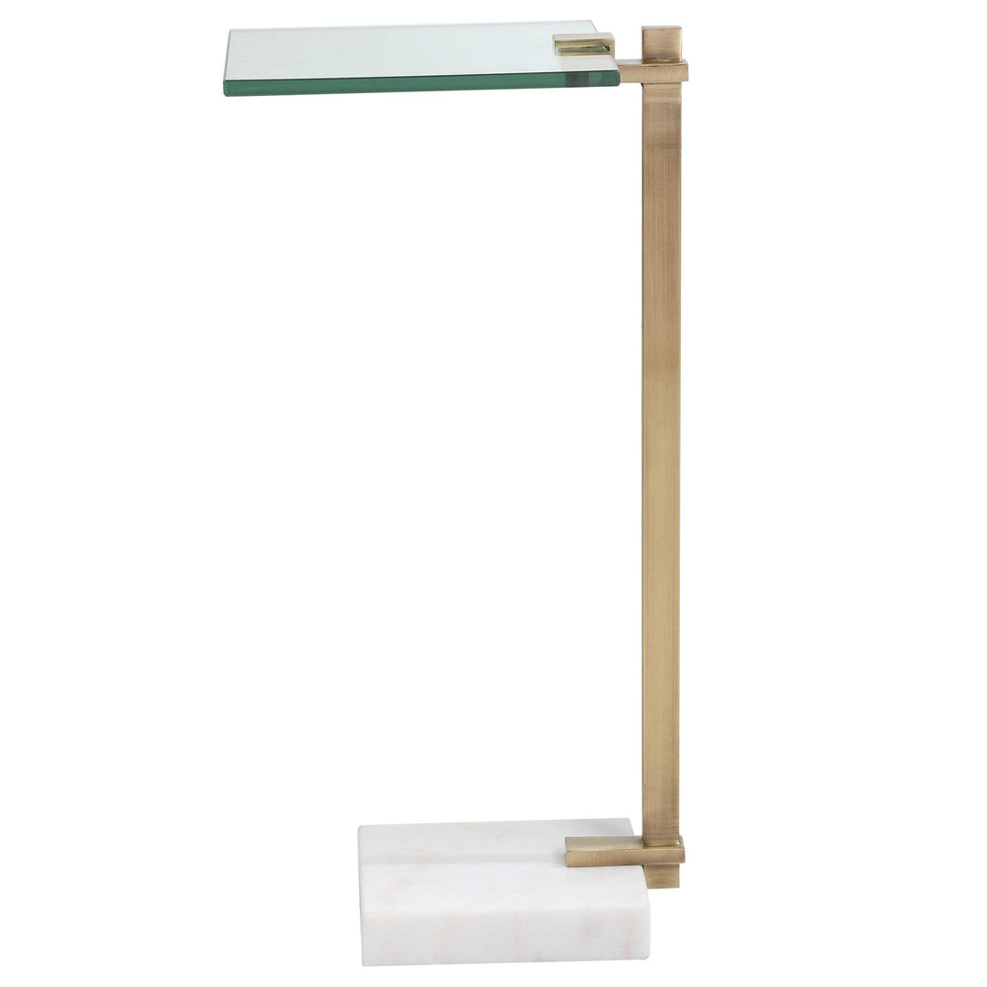 American Home Furniture Uttermost Butler Brass Accent Table