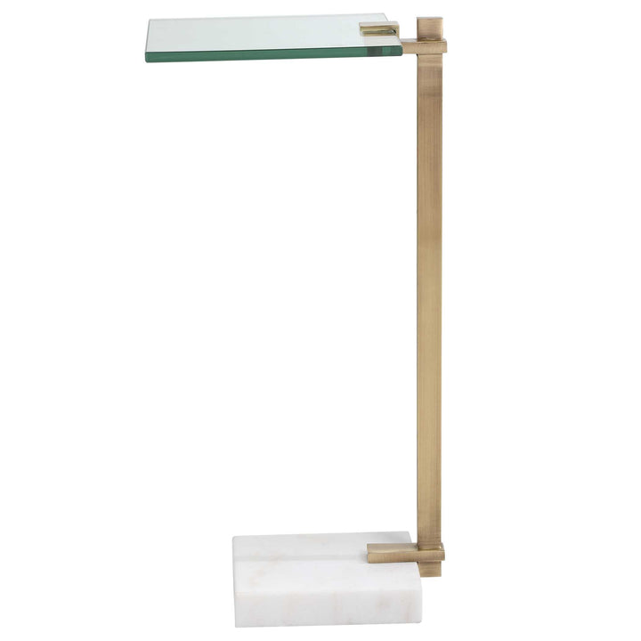 American Home Furniture Uttermost Butler Brass Accent Table