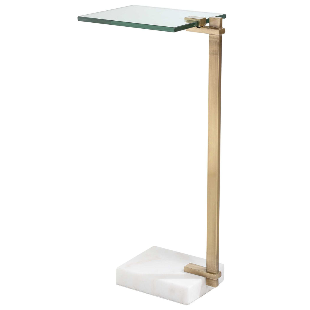 American Home Furniture Uttermost Butler Brass Accent Table