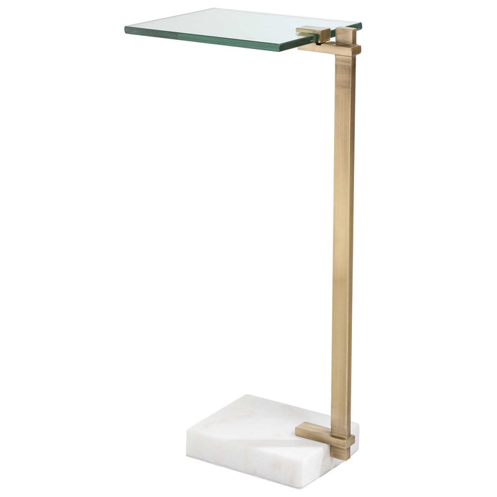 American Home Furniture Uttermost Butler Brass Accent Table