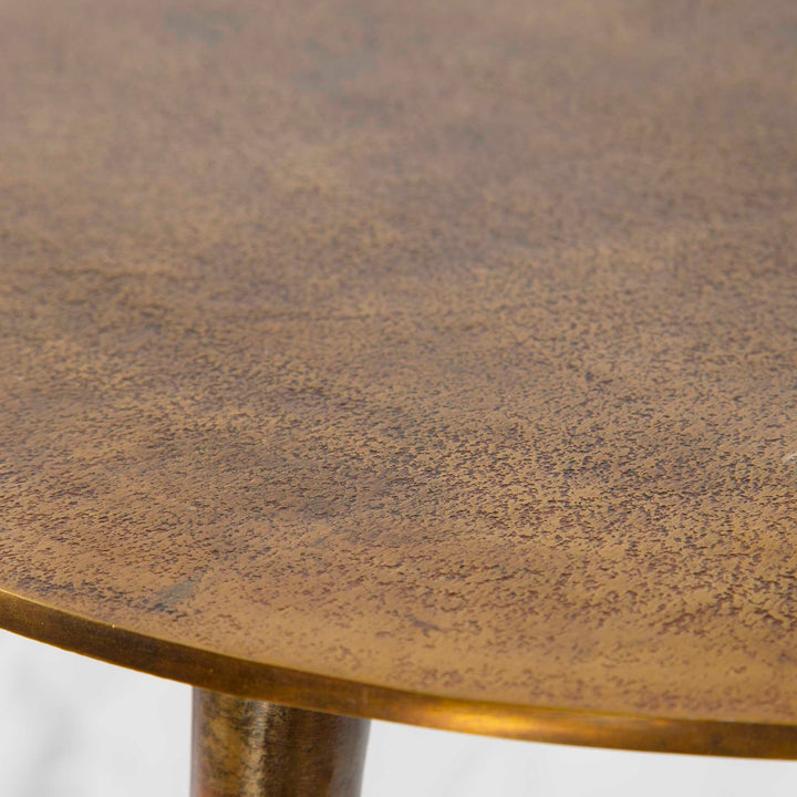 American Home Furniture Uttermost Kasai Gold Coffee Tables, Set of 3