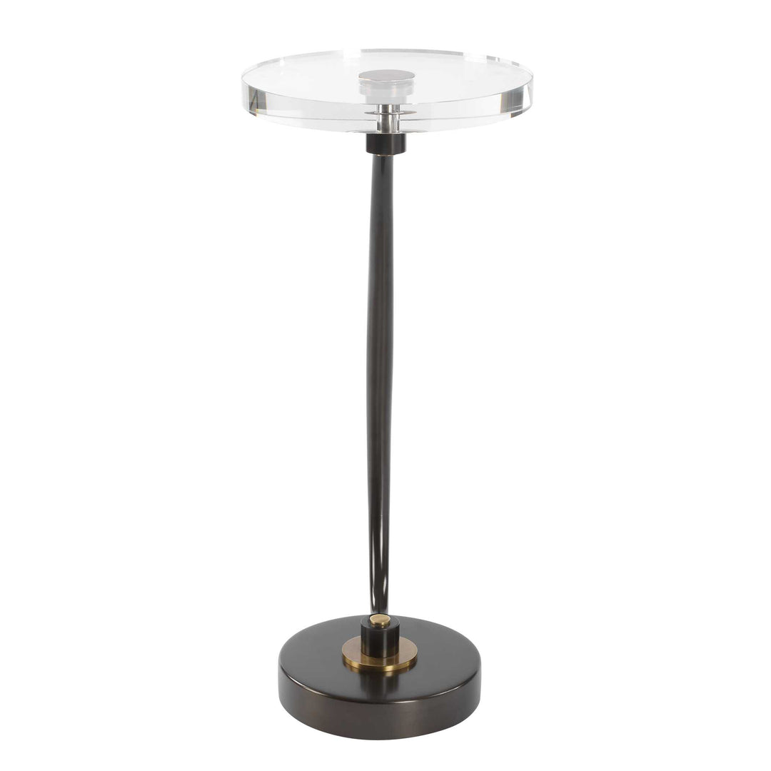 American Home Furniture Uttermost Waveney Bronze Drink Table