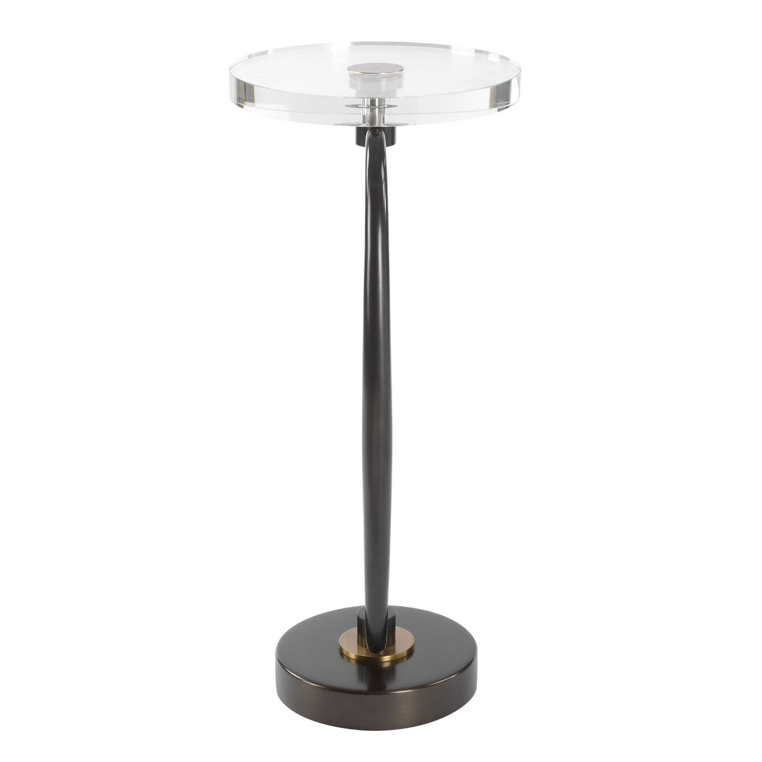 American Home Furniture Uttermost Waveney Bronze Drink Table