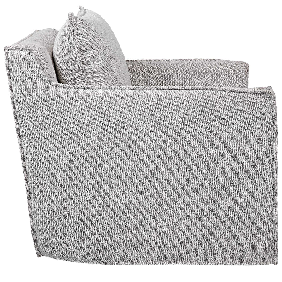 American Home Furniture Uttermost Welland Gray Swivel Chair