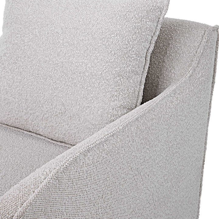 American Home Furniture Uttermost Welland Gray Swivel Chair