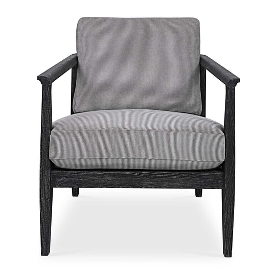 American Home Furniture Uttermost Brunei Modern Gray Accent Chair