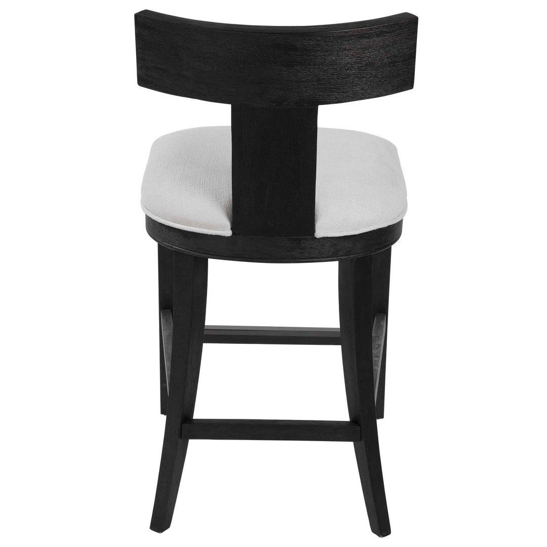 American Home Furniture Uttermost Idris Modern Wood Counter Stool