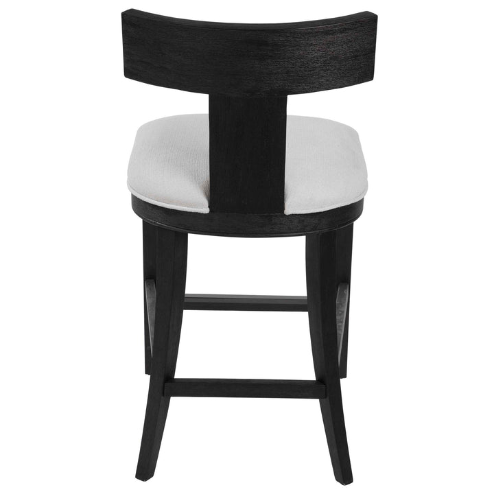 American Home Furniture Uttermost Idris Modern Wood Counter Stool