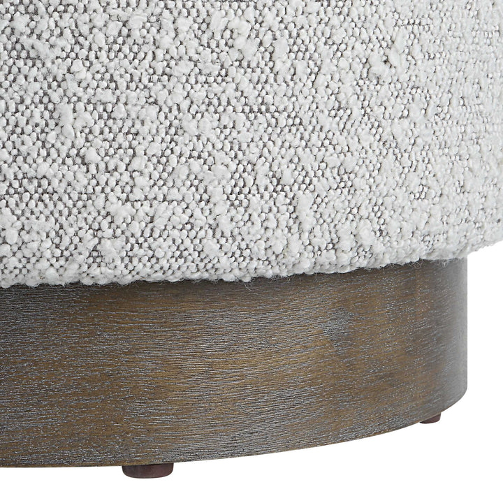 American Home Furniture Uttermost Avila Light Gray Ottoman