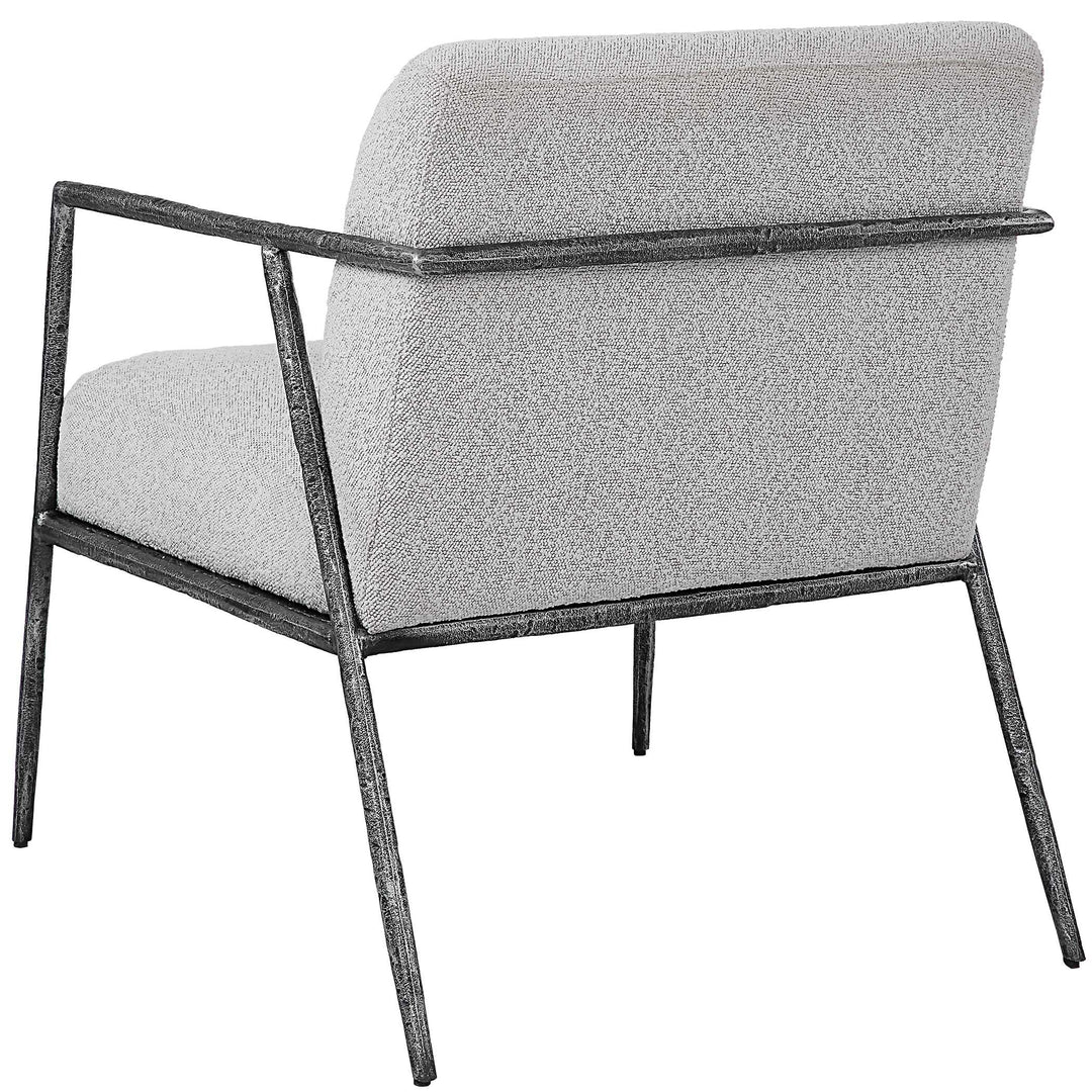 American Home Furniture Uttermost Brisbane Light Gray Accent Chair