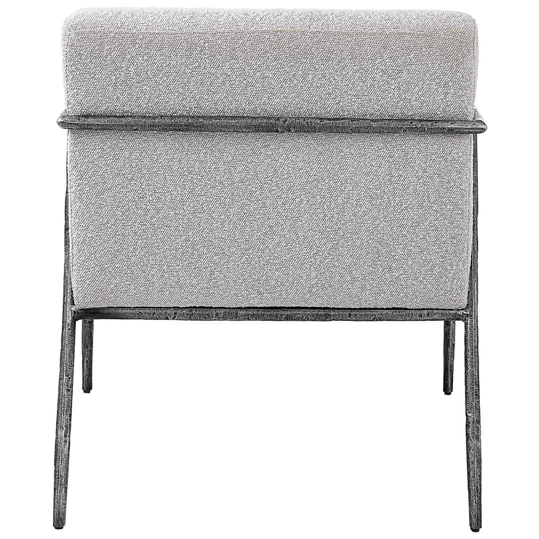 American Home Furniture Uttermost Brisbane Light Gray Accent Chair
