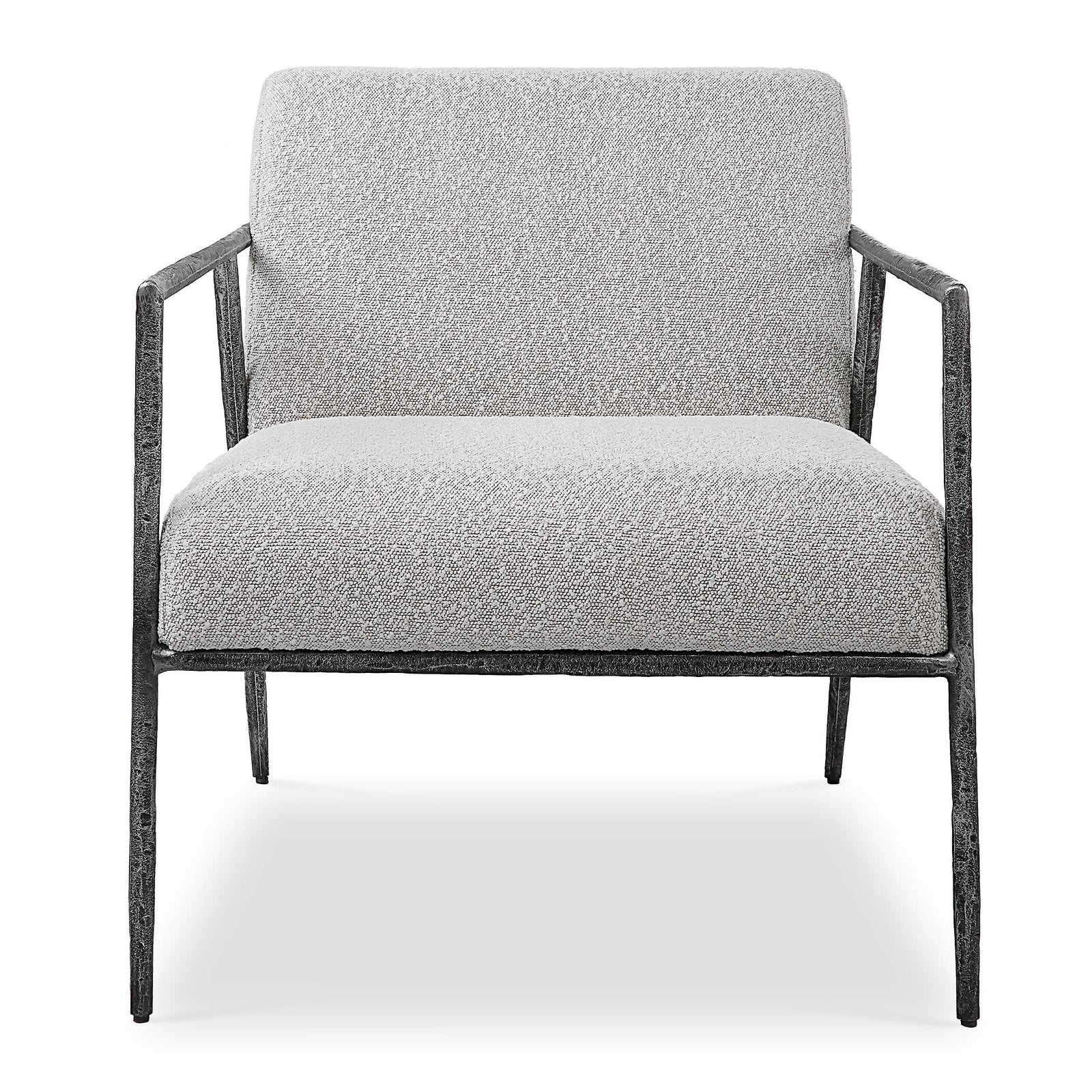 American Home Furniture Uttermost Brisbane Light Gray Accent Chair