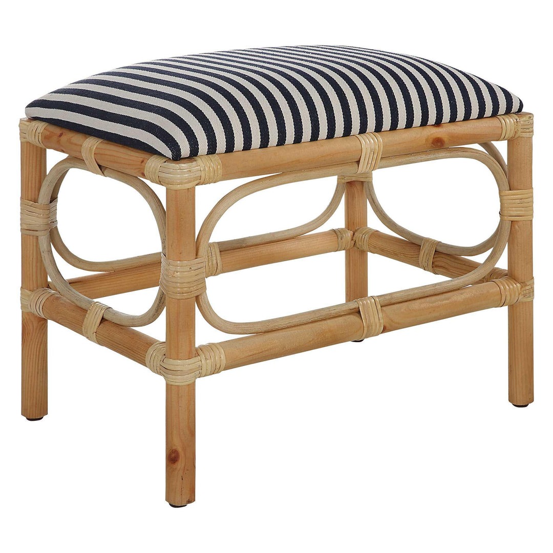 Laguna Small Striped Bench - AmericanHomeFurniture