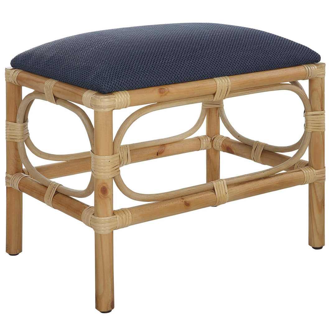 Laguna Small Navy Bench - AmericanHomeFurniture