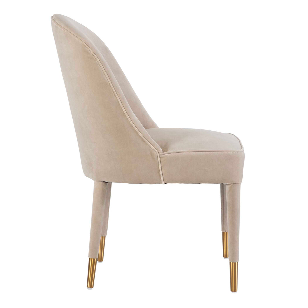 American Home Furniture Uttermost Brie Armless Chair Champagne Set Of 2
