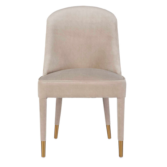 American Home Furniture Uttermost Brie Armless Chair Champagne Set Of 2