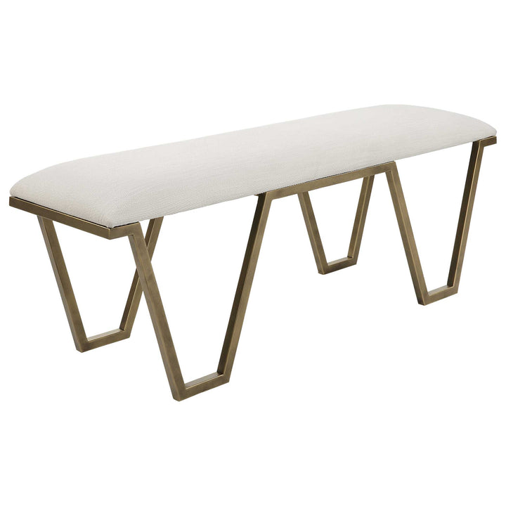 American Home Furniture Uttermost Farrah Geometric Bench