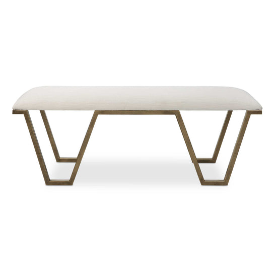 American Home Furniture Uttermost Farrah Geometric Bench
