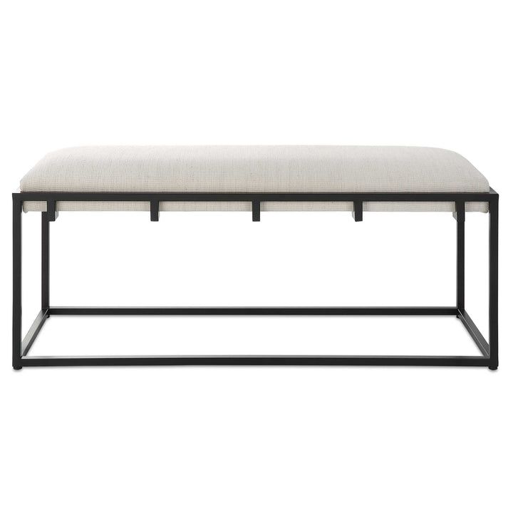 American Home Furniture Uttermost Paradox Iron & Fabric Bench