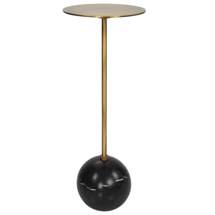 American Home Furniture Uttermost Gimlet Brass Drink Table