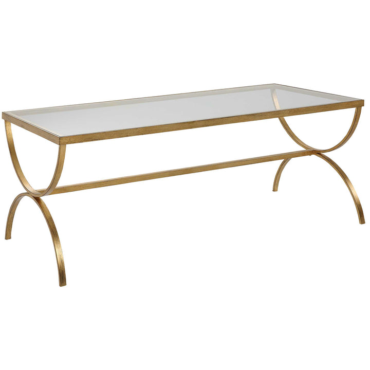 American Home Furniture Uttermost Crescent Coffee Table