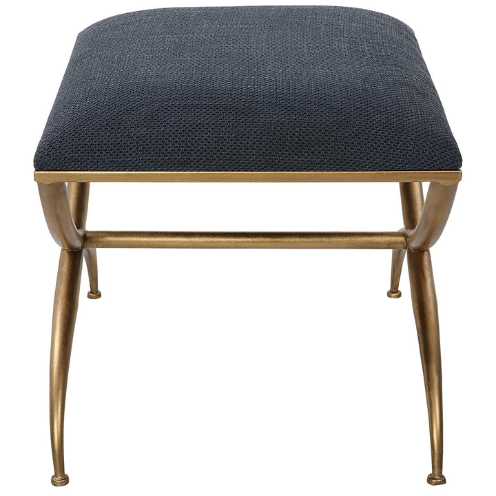 American Home Furniture Uttermost Crossing Small Navy Bench