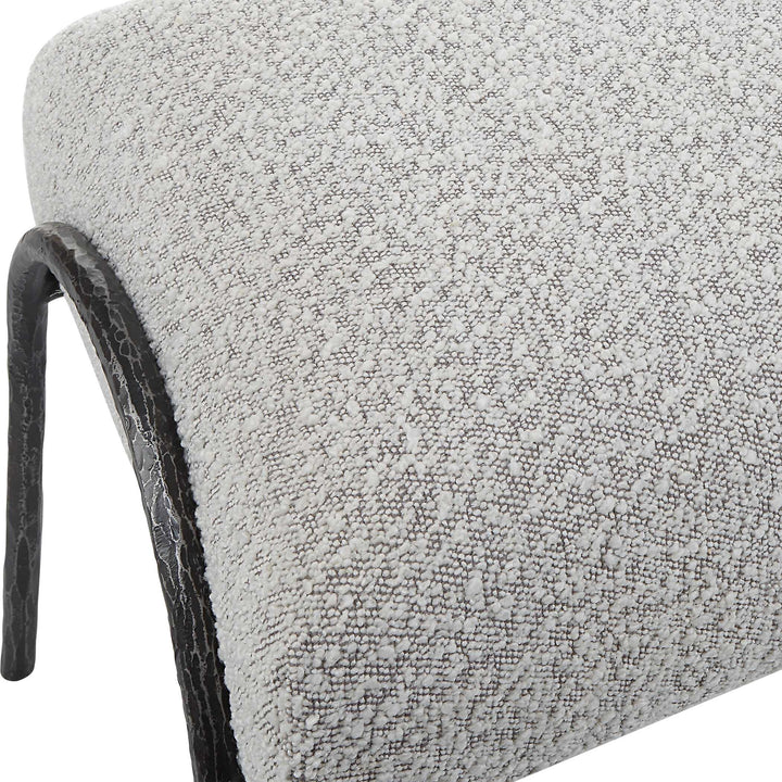 American Home Furniture Uttermost Jacobsen Modern Gray Bench