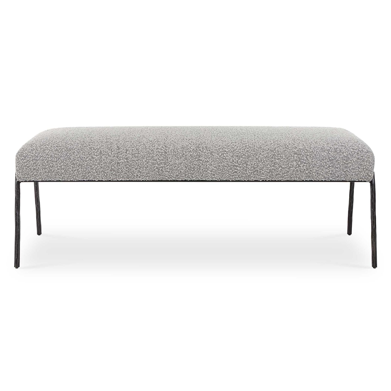 American Home Furniture Uttermost Jacobsen Modern Gray Bench