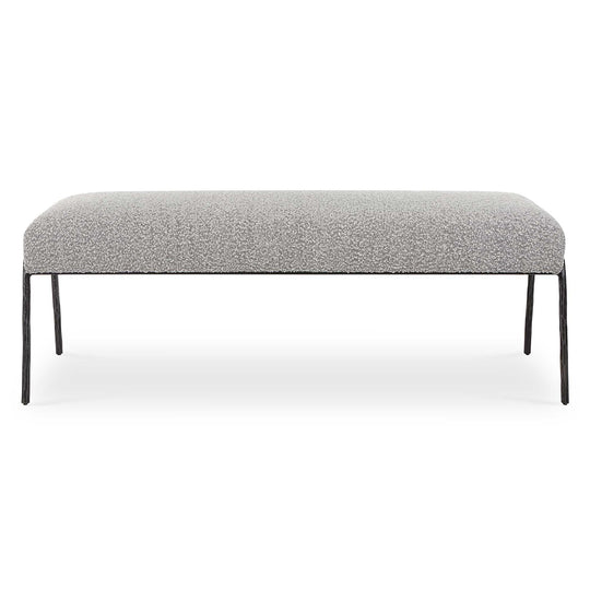 American Home Furniture Uttermost Jacobsen Modern Gray Bench