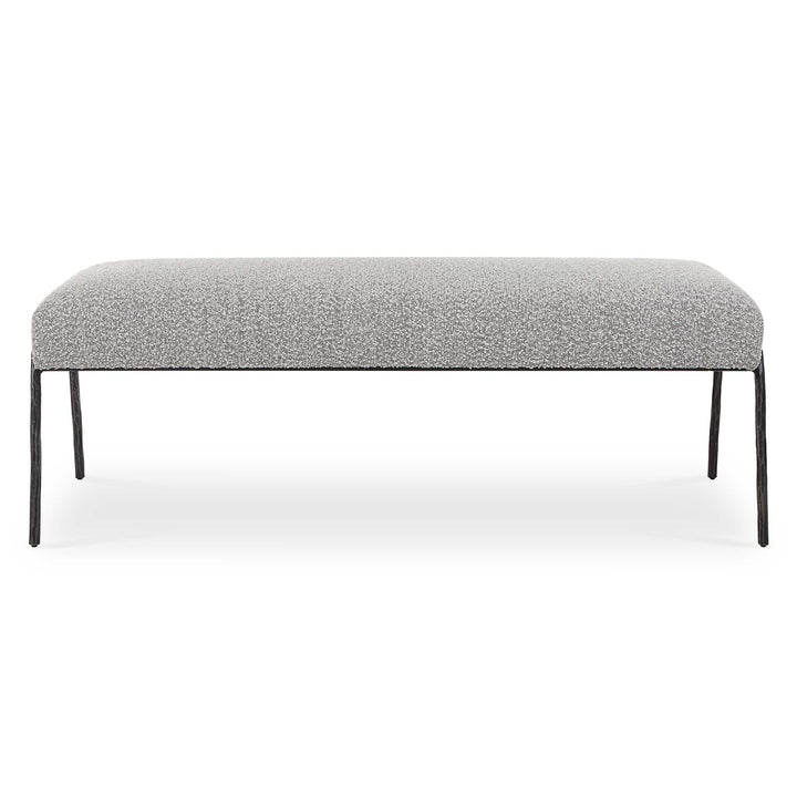 American Home Furniture Uttermost Jacobsen Modern Gray Bench
