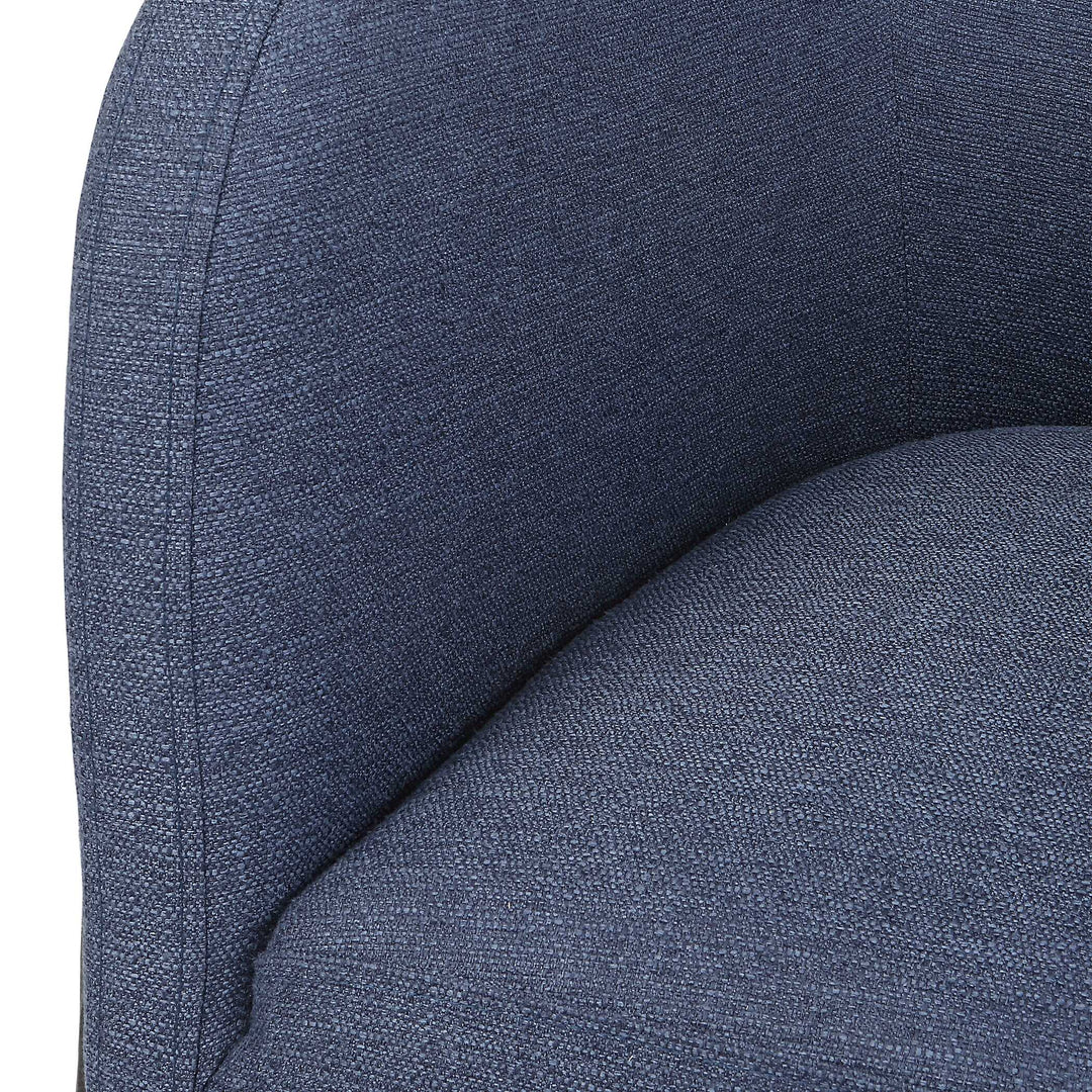American Home Furniture Uttermost Jacobsen Denim Barrel Chair
