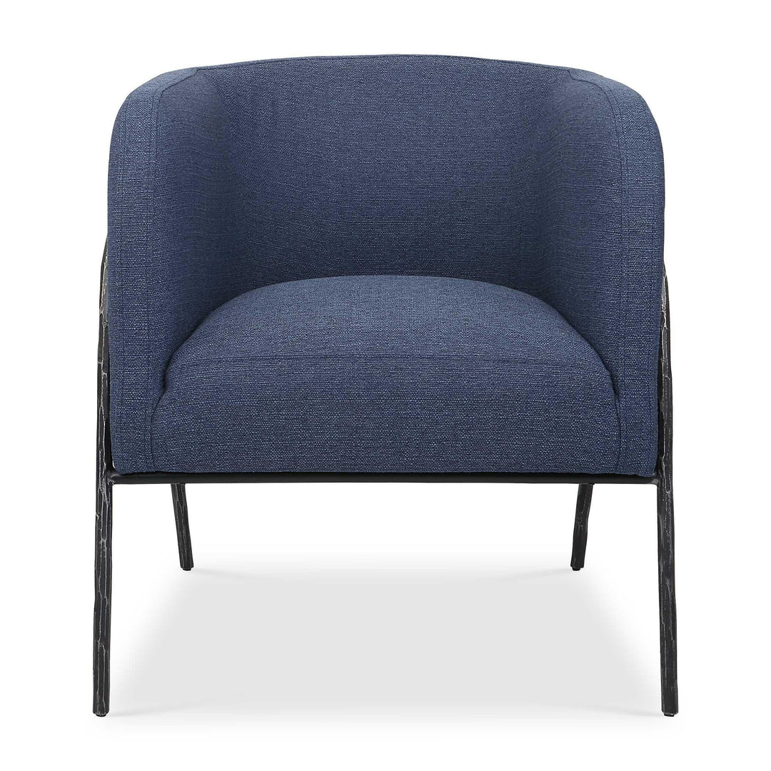 Jacobsen Denim Barrel Chair - AmericanHomeFurniture