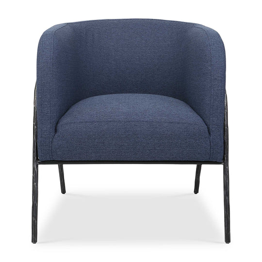 American Home Furniture Uttermost Jacobsen Denim Barrel Chair