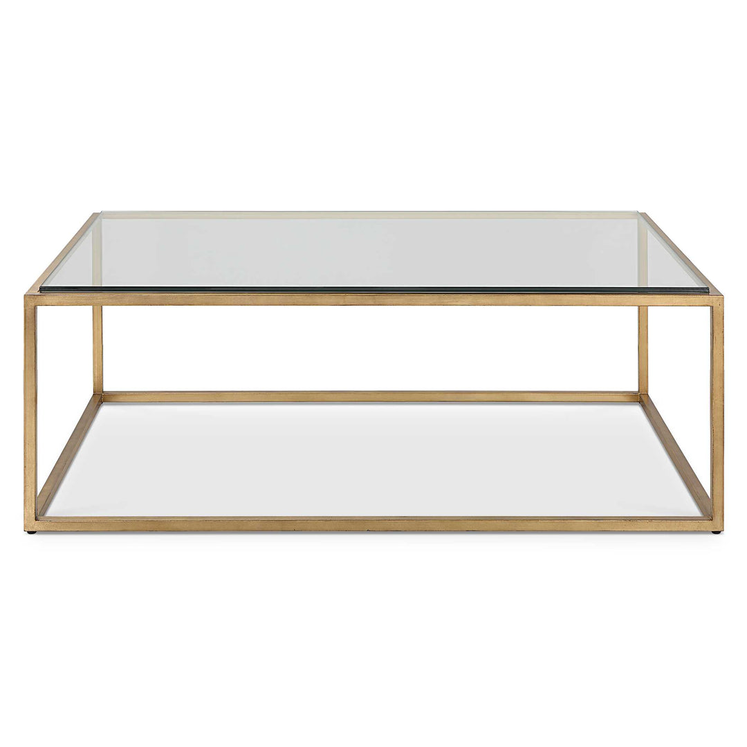 American Home Furniture Uttermost Bravura Gold Coffee Table