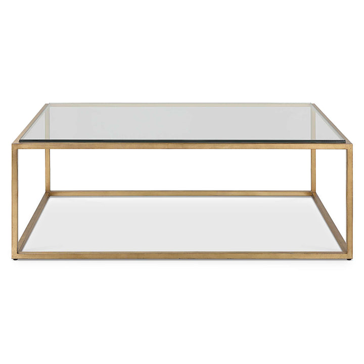 American Home Furniture Uttermost Bravura Gold Coffee Table