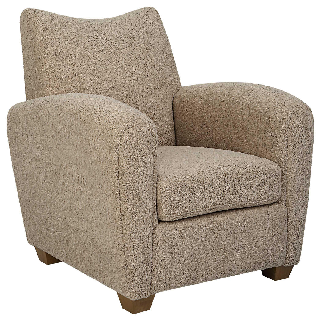 Teddy Latte Accent Chair - AmericanHomeFurniture