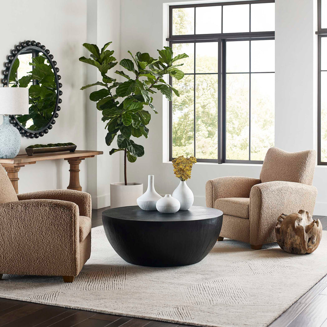 American Home Furniture Uttermost Teddy Latte Accent Chair