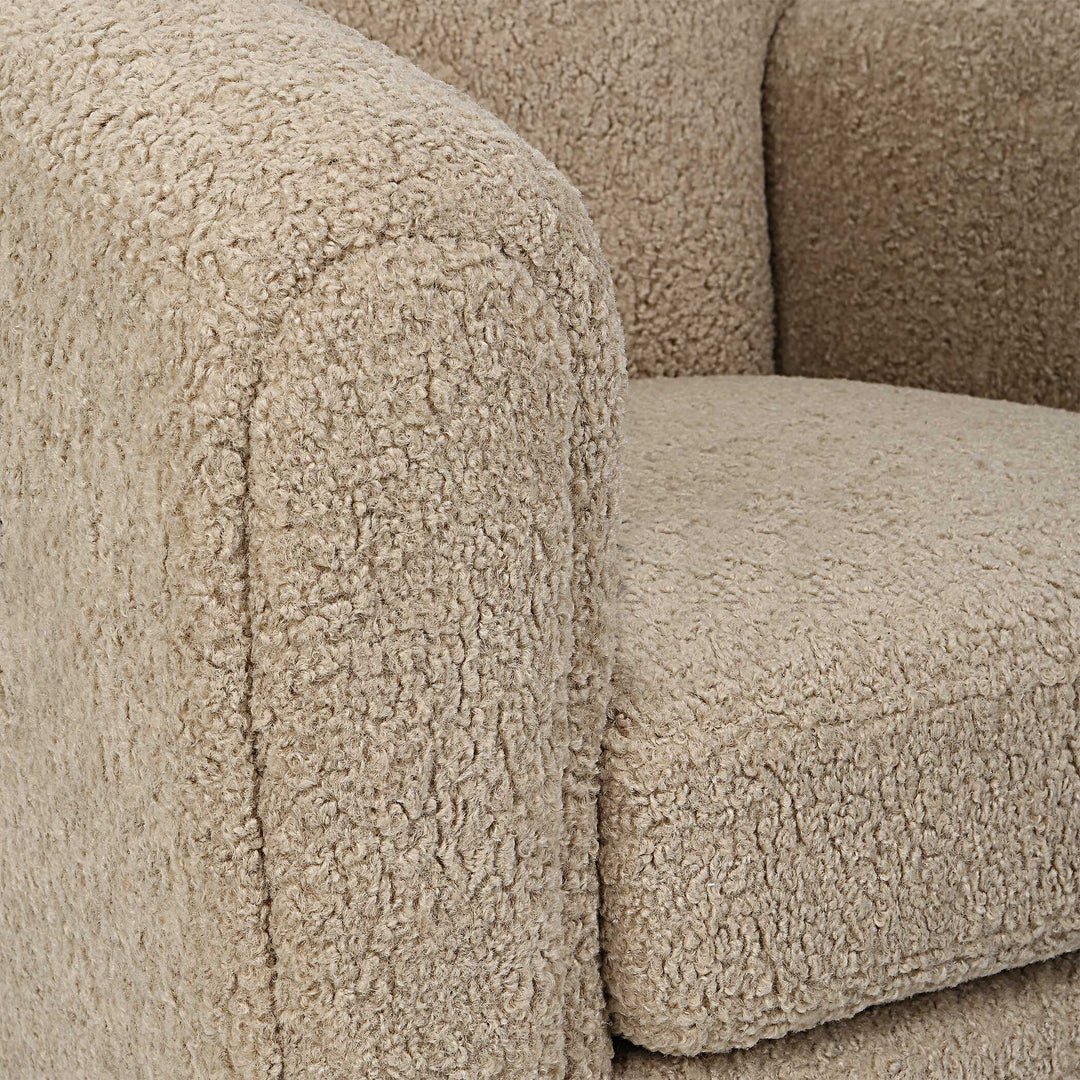 American Home Furniture Uttermost Teddy Latte Accent Chair