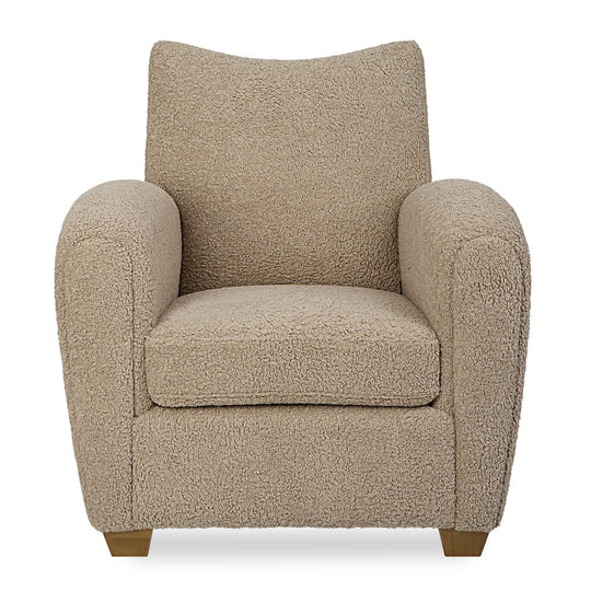 American Home Furniture Uttermost Teddy Latte Accent Chair