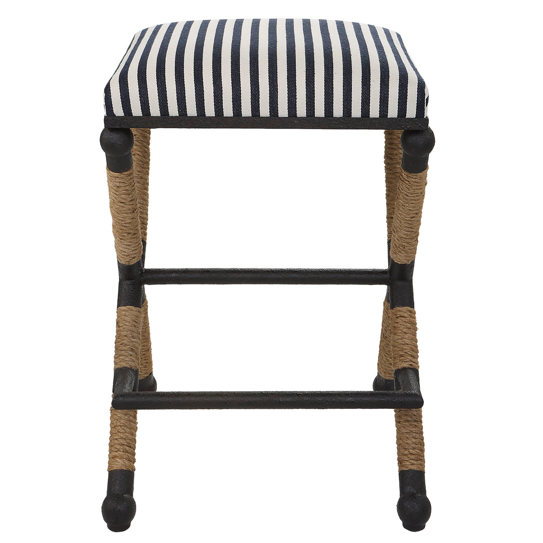 American Home Furniture Uttermost Braddock Backless Counter Stool