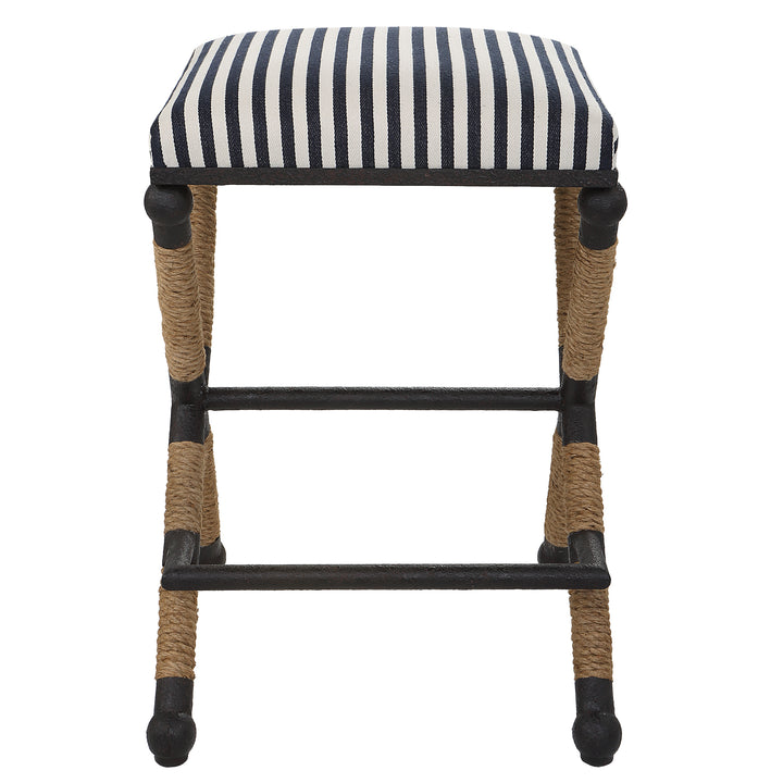 American Home Furniture Uttermost Braddock Backless Counter Stool