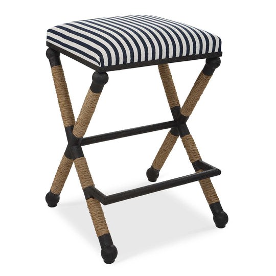 American Home Furniture Uttermost Braddock Backless Counter Stool