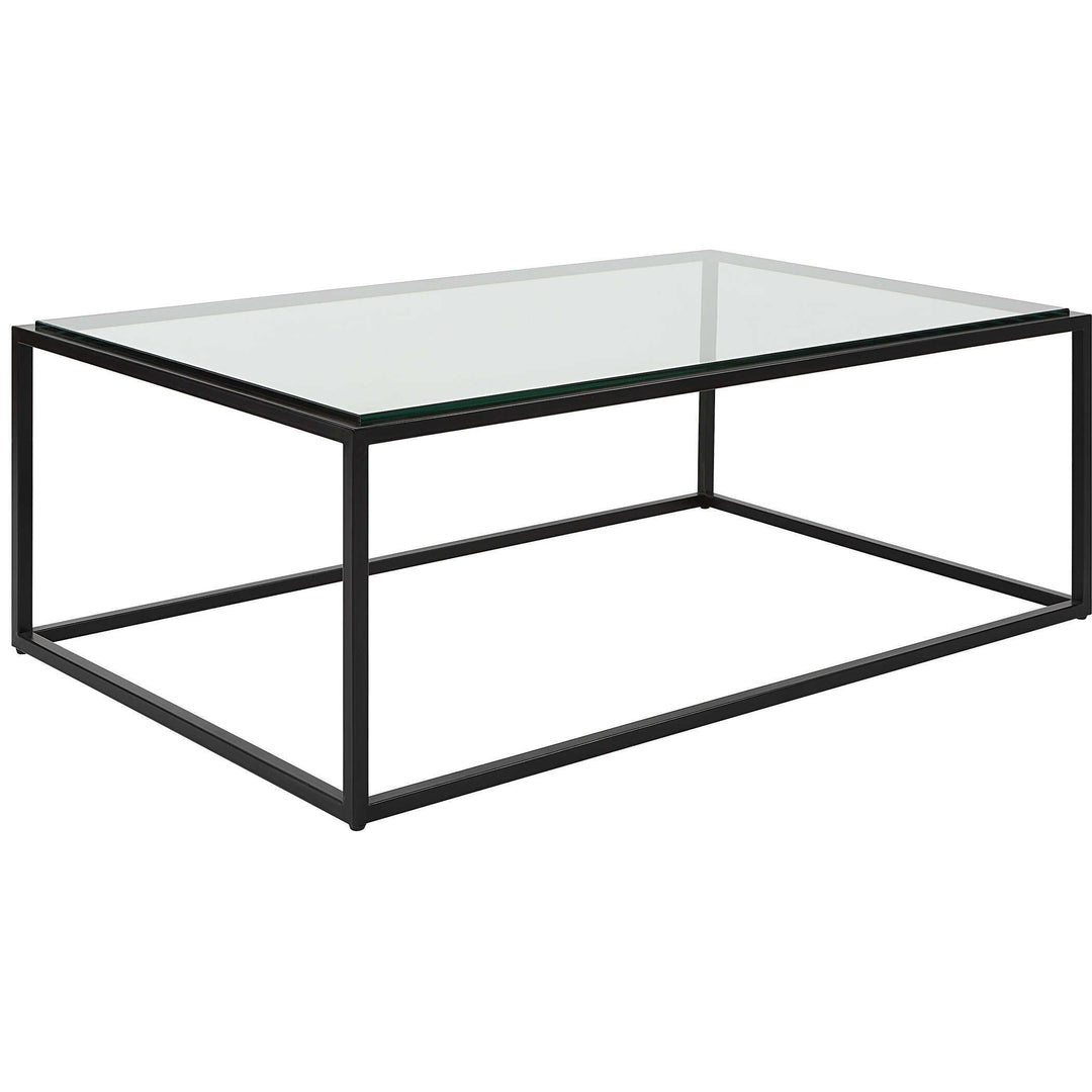 Bravura Black Coffee Table - AmericanHomeFurniture
